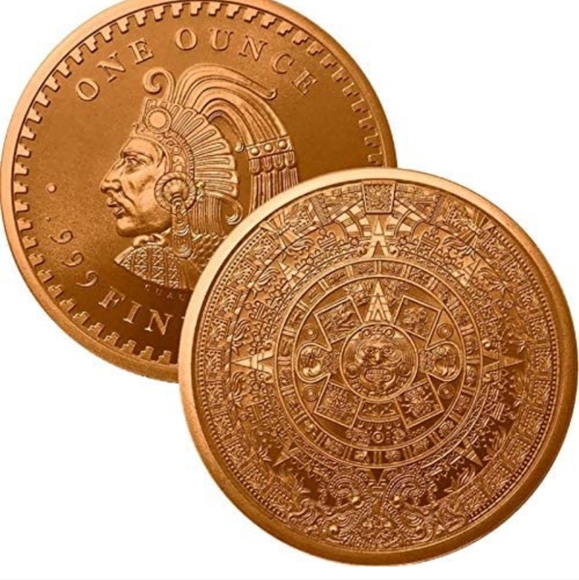New Aztec calendar coin in case. Other styles available - Picture 1 of 3